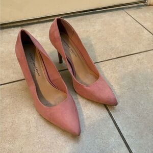 COPY - Christian Siriano Pink Suede Women's Heels